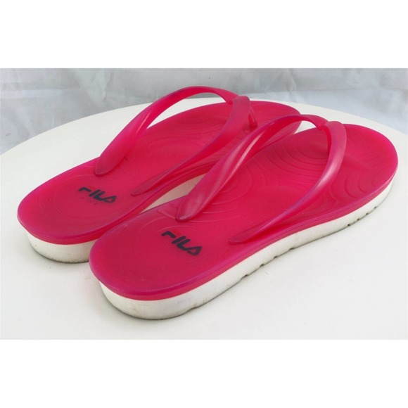 FILA Sport Sz 7-8 M Pink Flip Flop Synthetic‎ Women Sandals - Picture 6 of 10